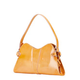 フェンディ 肩掛け ショルダーバッグ ハンドバッグ オレンジ パテントレザー レディース FENDI 【中古】
